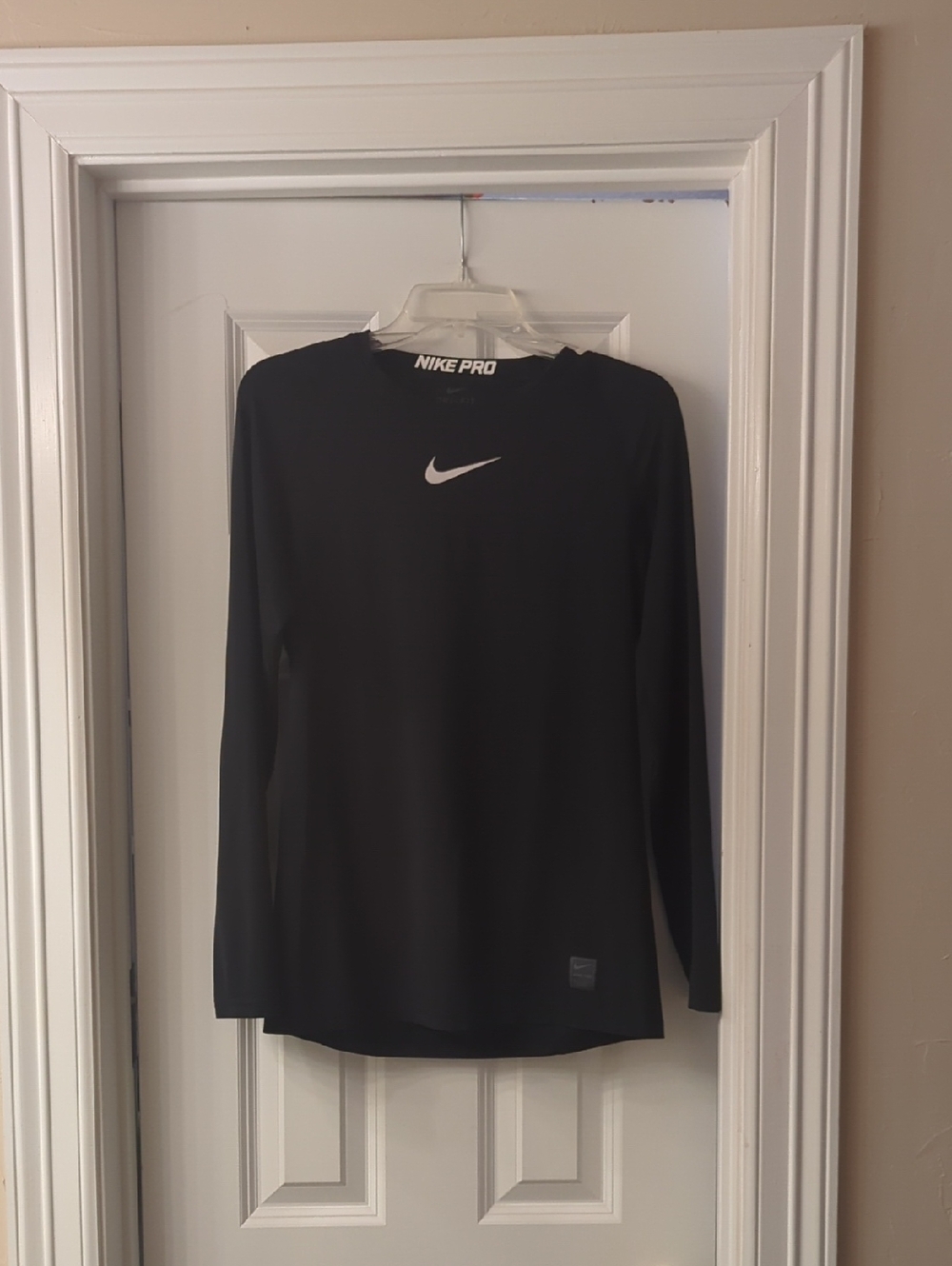 Nike Black Long-Sleeve Pro Dri-FIT Training Top